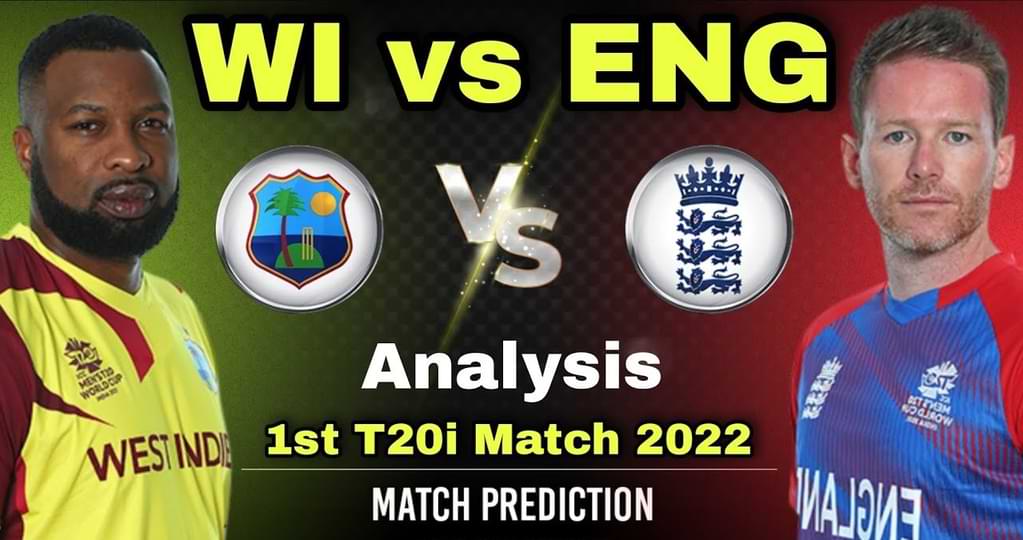 England Vs West Indies 1st T20I Match Prediction