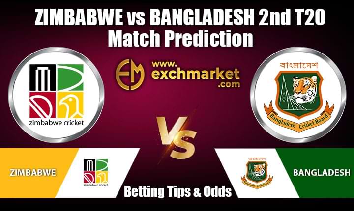 ZIM vs BAN 2nd T20I