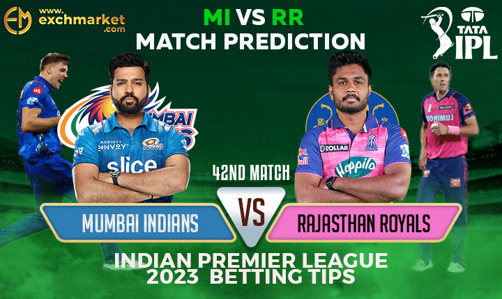 MI vs RR 42nd IPL match prediction