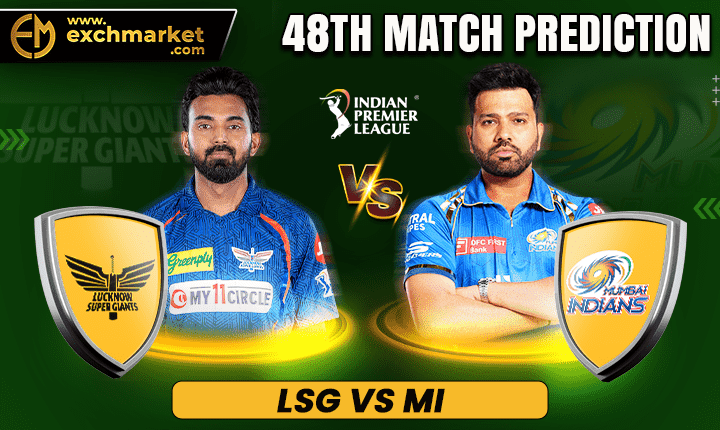 LSG vs MI 48 IPL Match Prediction