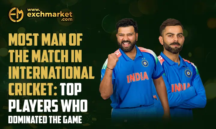 Most Man of the Match in International Cricket: Top Players Who Dominated the Game